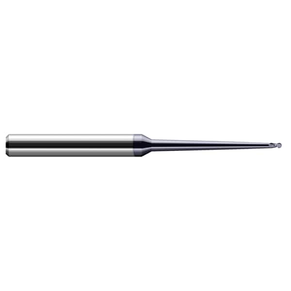 Harvey Tool Miniature End Mill - 2 Flute - Ball, 0.3750" (3/8) 18924-C6 - main